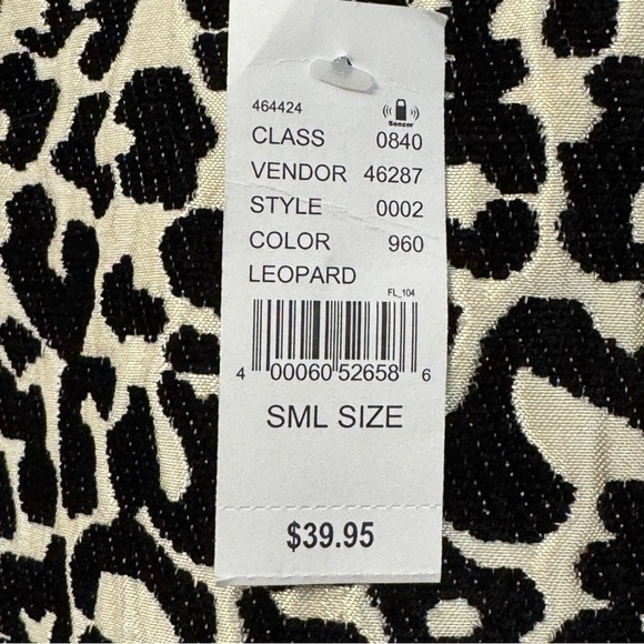 Kendall & Kylie Leopard Print Mini Skirt Women’s Small Back Zip - Picture 3 of 8